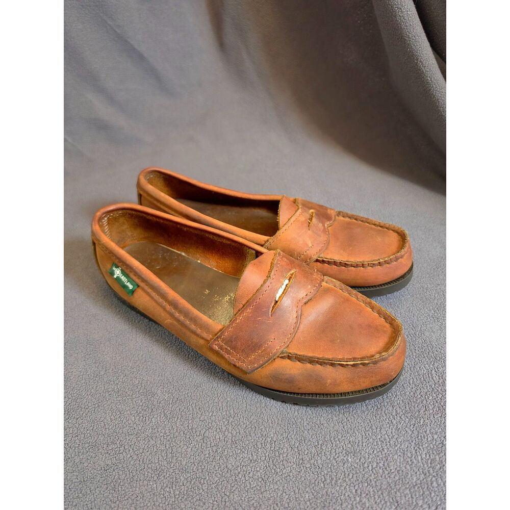 Eastland Women's 8.5 Brown Leather Penny Loafers Vintage 80s 90s Preppy Shoes